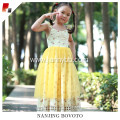 Wholesale floral printed tulle dress for girls